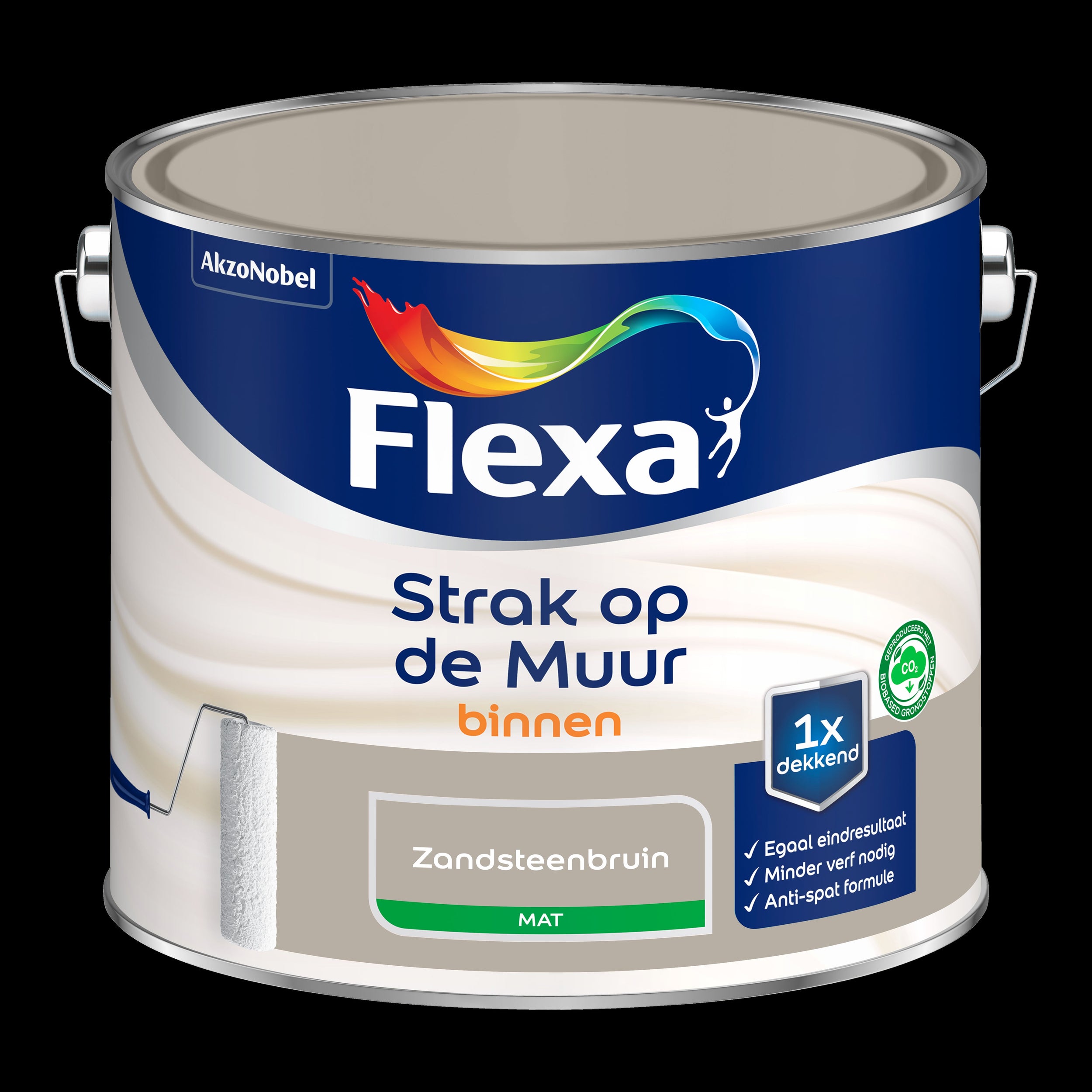 Flexa muurverf Strak op de Muur mat zandsteenbruin 2,5L