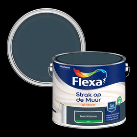 Flexa muurverf Strak op de Muur mat nachtblauw 2,5L
