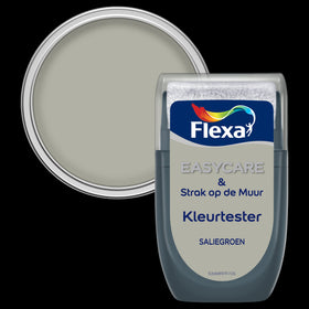 Flexa muurverf tester Strak op de Muur saliegroen 30ml