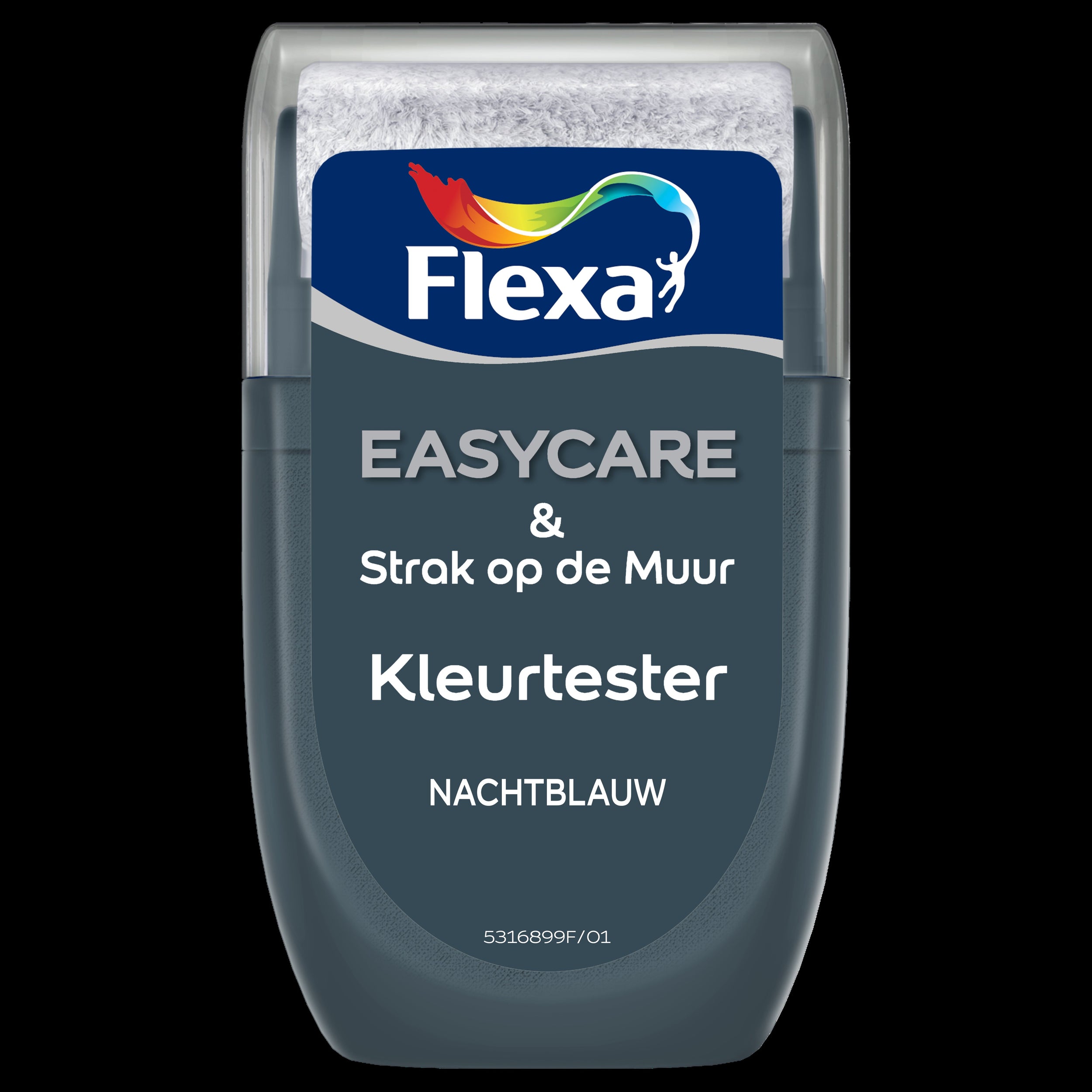Flexa muurverf tester Strak op de Muur nachtblauw 30ml