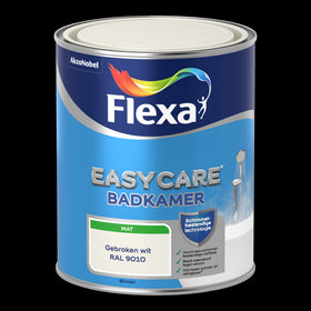 Flexa muurverf Easycare Badkamer RAL 9010 1L