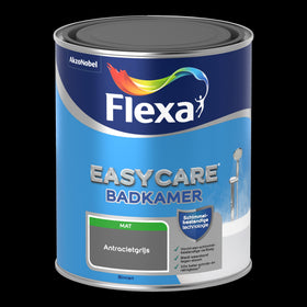Flexa muurverf Easycare Badkamer antracietgrijs 1L