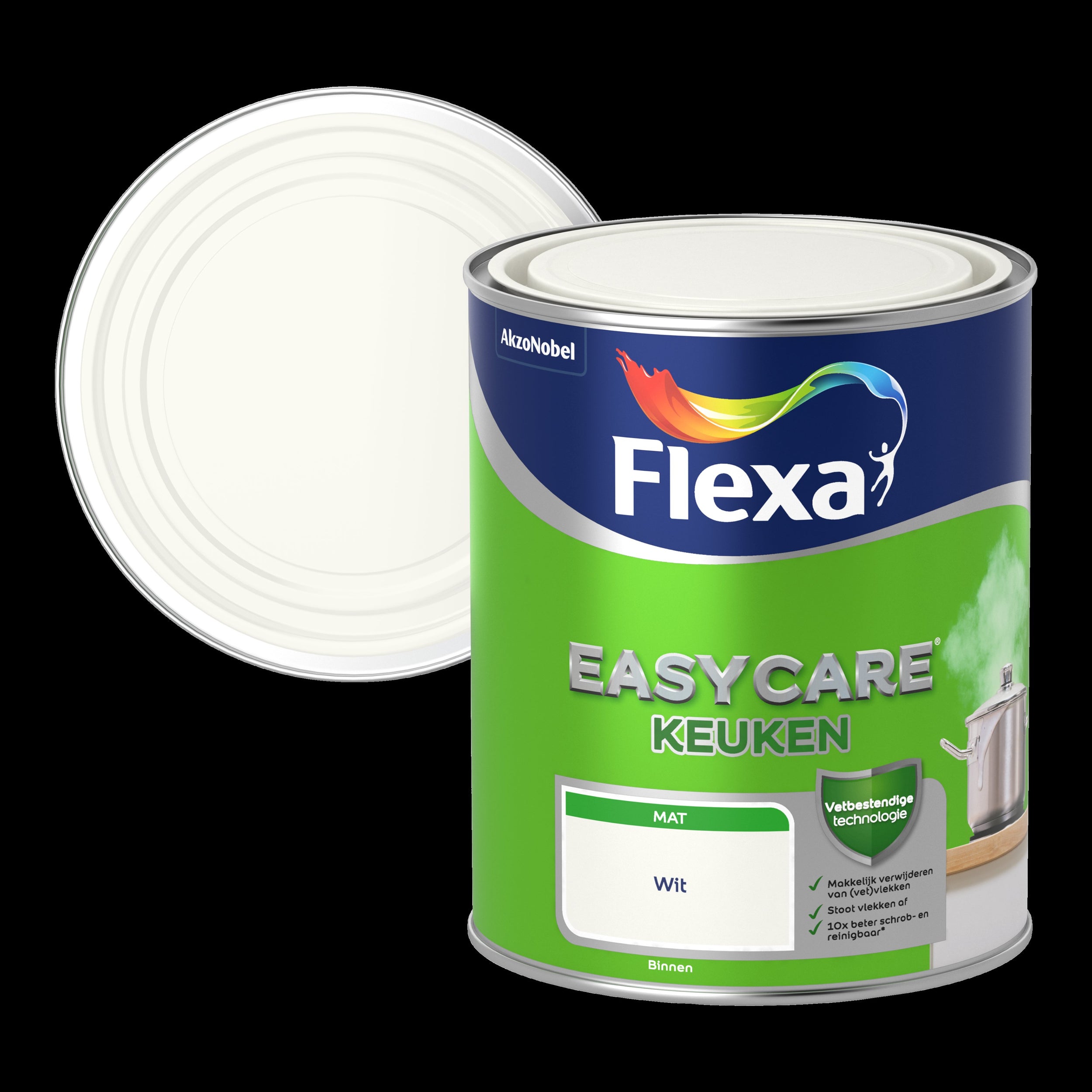 Flexa muurverf Easycare Keuken mat wit 1L