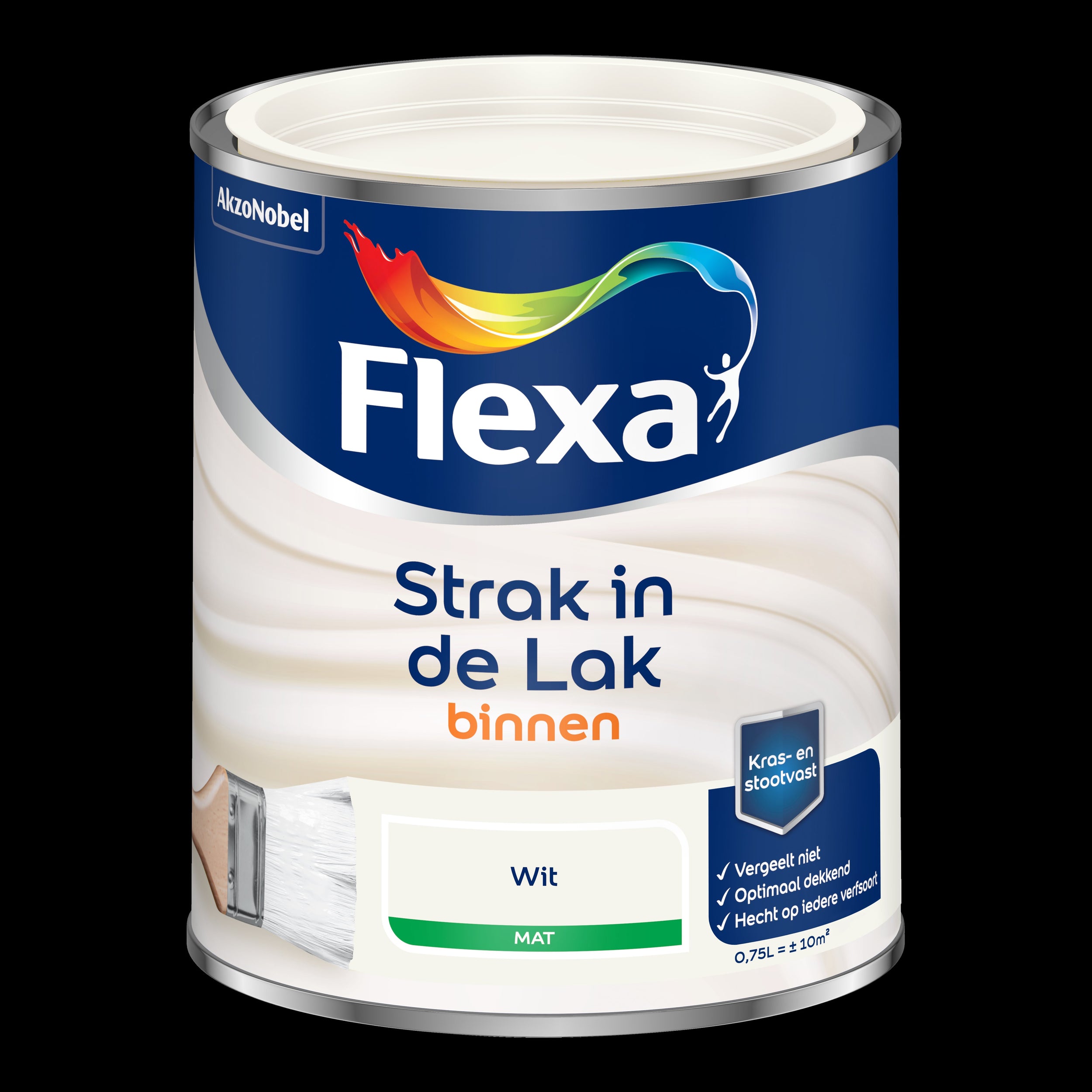 Flexa Strak in de Lak mat wit 0,75L