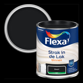 Flexa Strak in de Lak mat zwart 0,75L