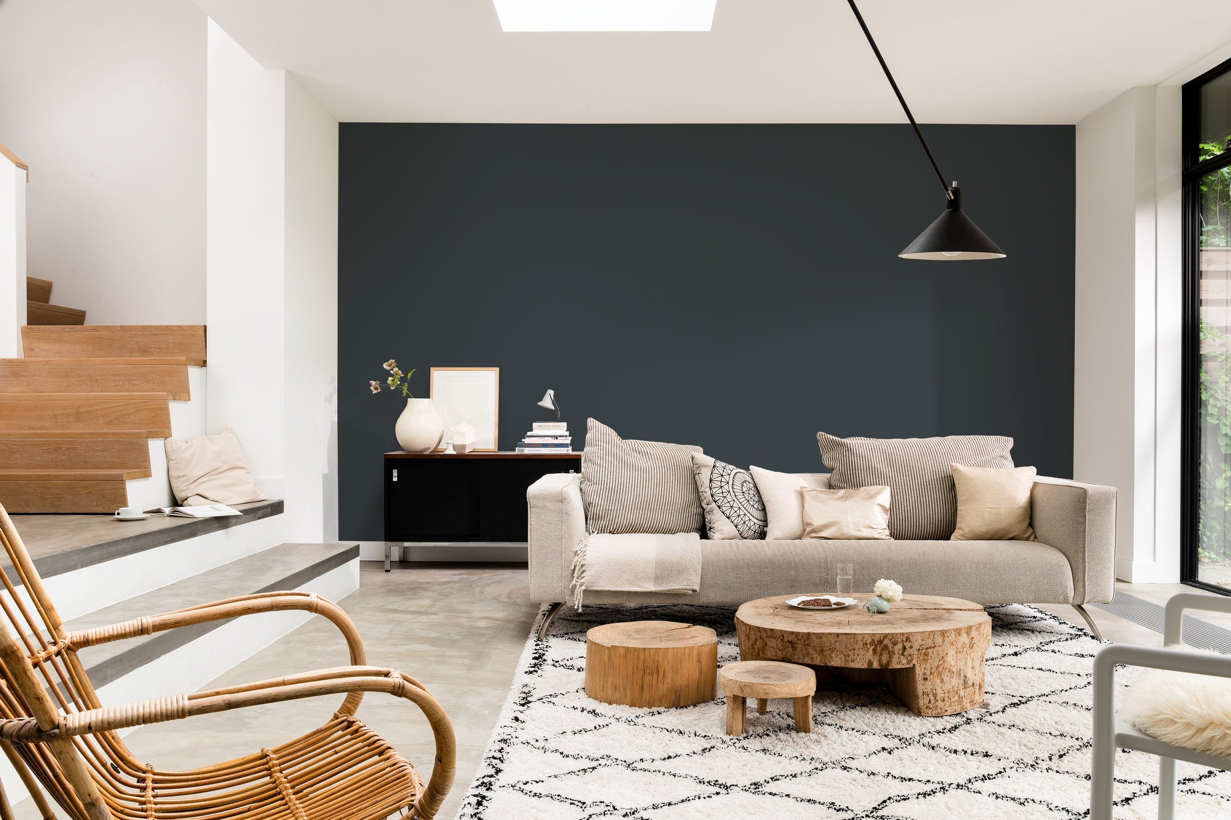 Flexa Strak op de Muur mat grafietblauw/RAL7016 2,5L