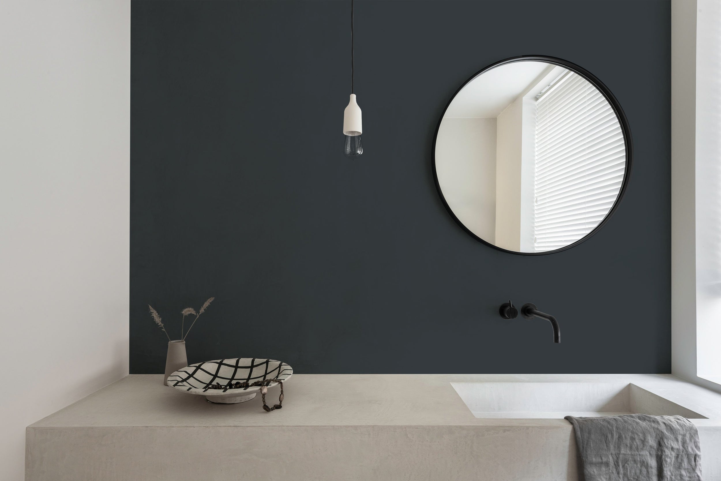 Flexa Strak op de Muur mat grafietblauw/RAL7016 2,5L