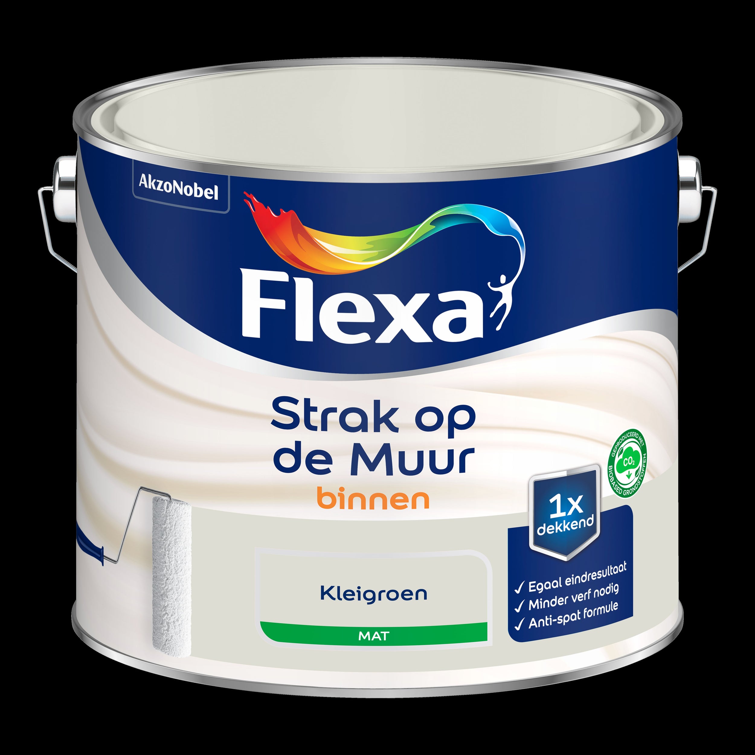 Flexa Strak op de Muur mat kleigroen 2,5L