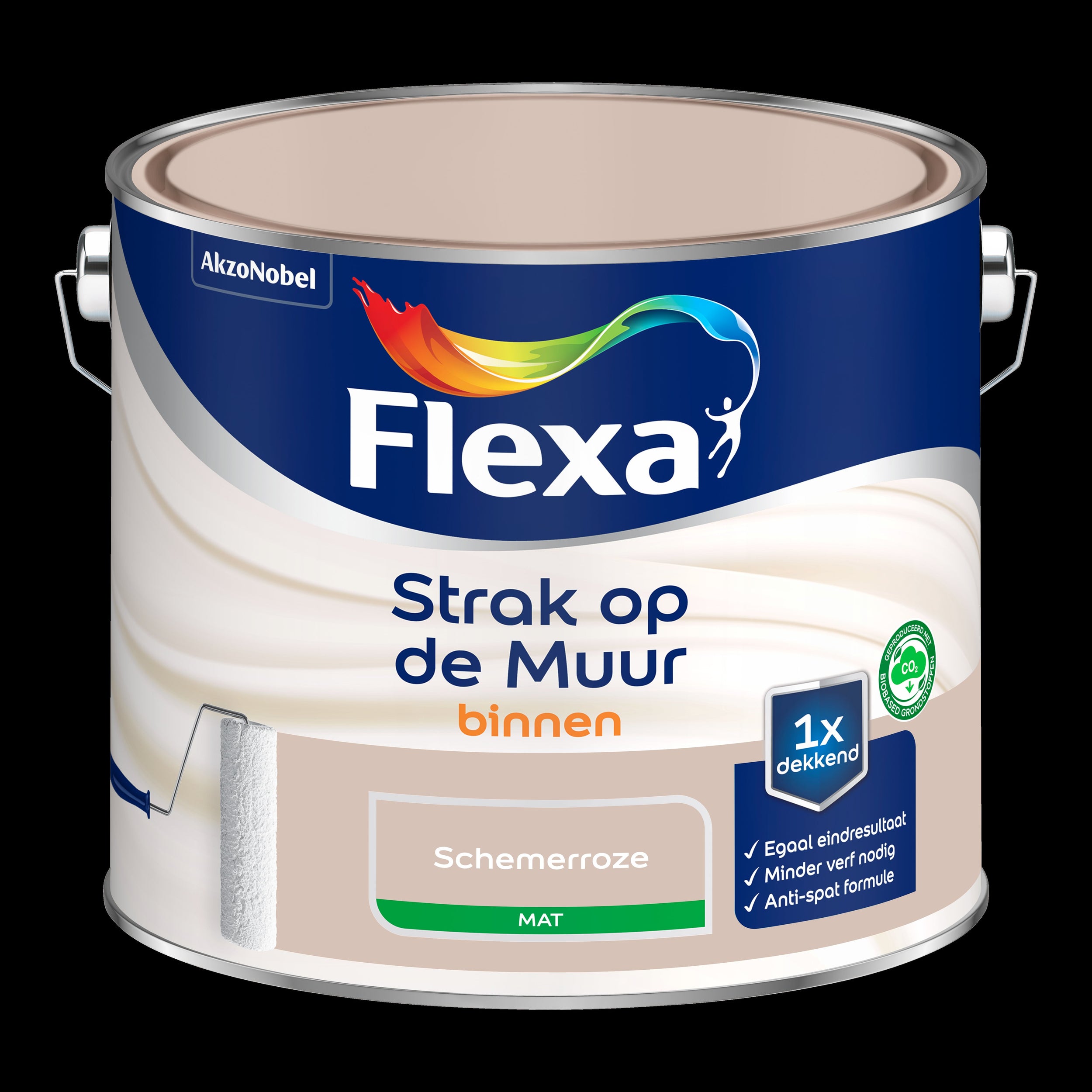 Flexa Strak op de Muur mat schemerroze 2,5L