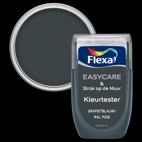 Flexa Strak op de Muur mat tester grafietblauw/RAL7016 30ml