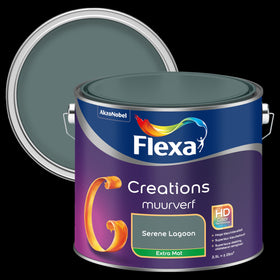 Flexa Creation muurverf serene lagoon extra mat 2,5L