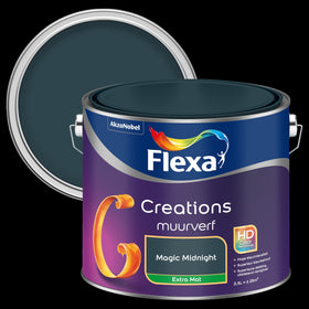 Flexa Creation muurverf magic midnight extra mat 2,5L