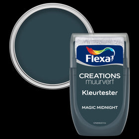 Flexa muurverf tester Creations magic midnight 30ml