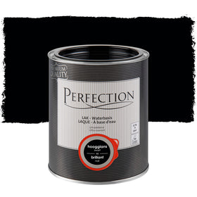 Perfection lak Ultradekkend hoogglans koolstoff zwart 750ml
