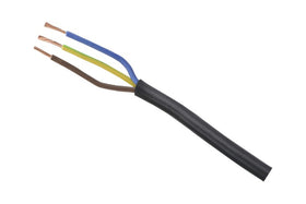 Sencys stroomkabel VTLB 10m 3x0,75 mm² zwart