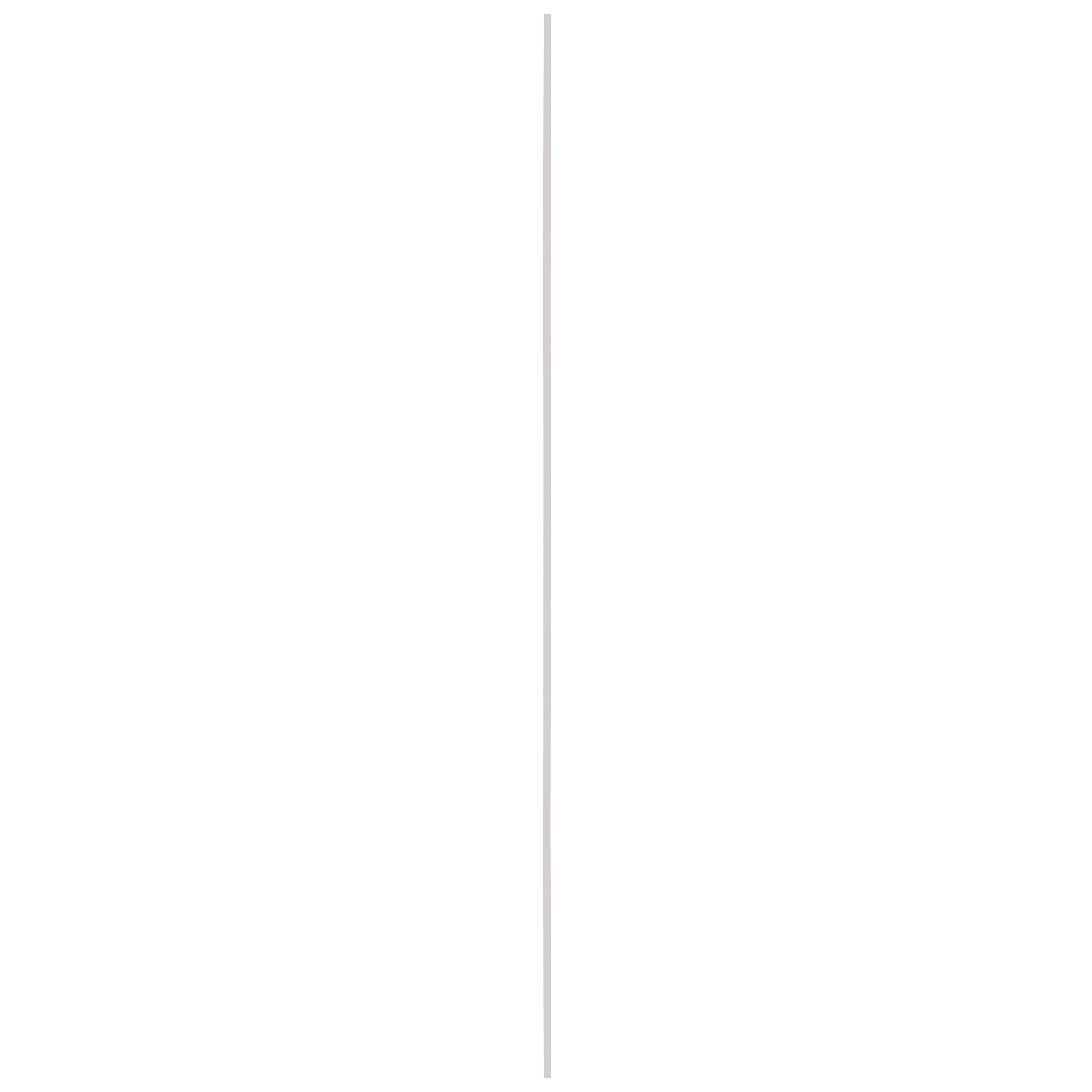 Hoekprofiel kunststof - 20x20mm - Wit - 260cm