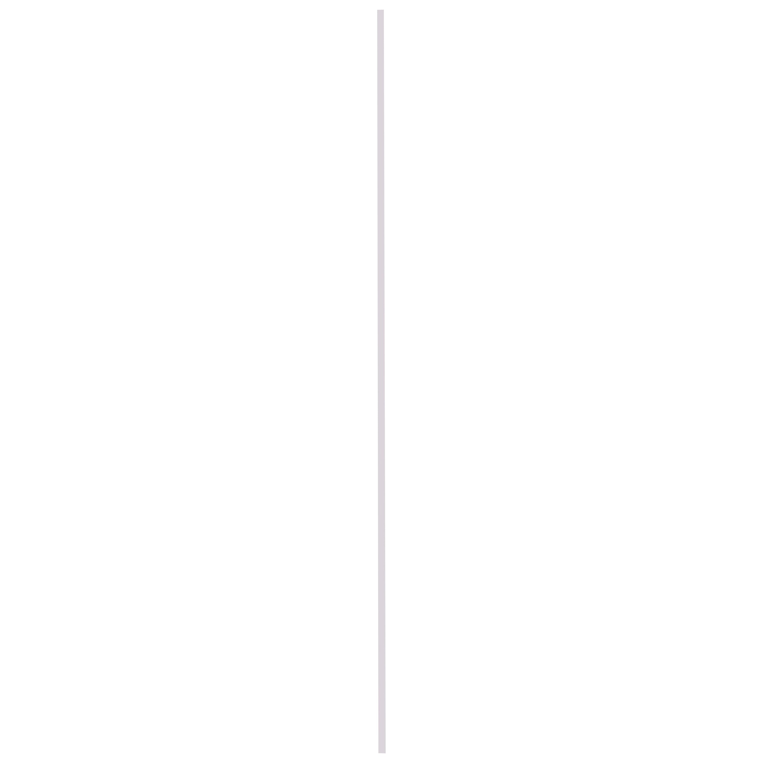 Hoekprofiel - Kunststof - Wit - 260cm - 25x25mm