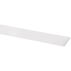 Afdekprofiel kunststof 2x30mm - Wit - 260cm