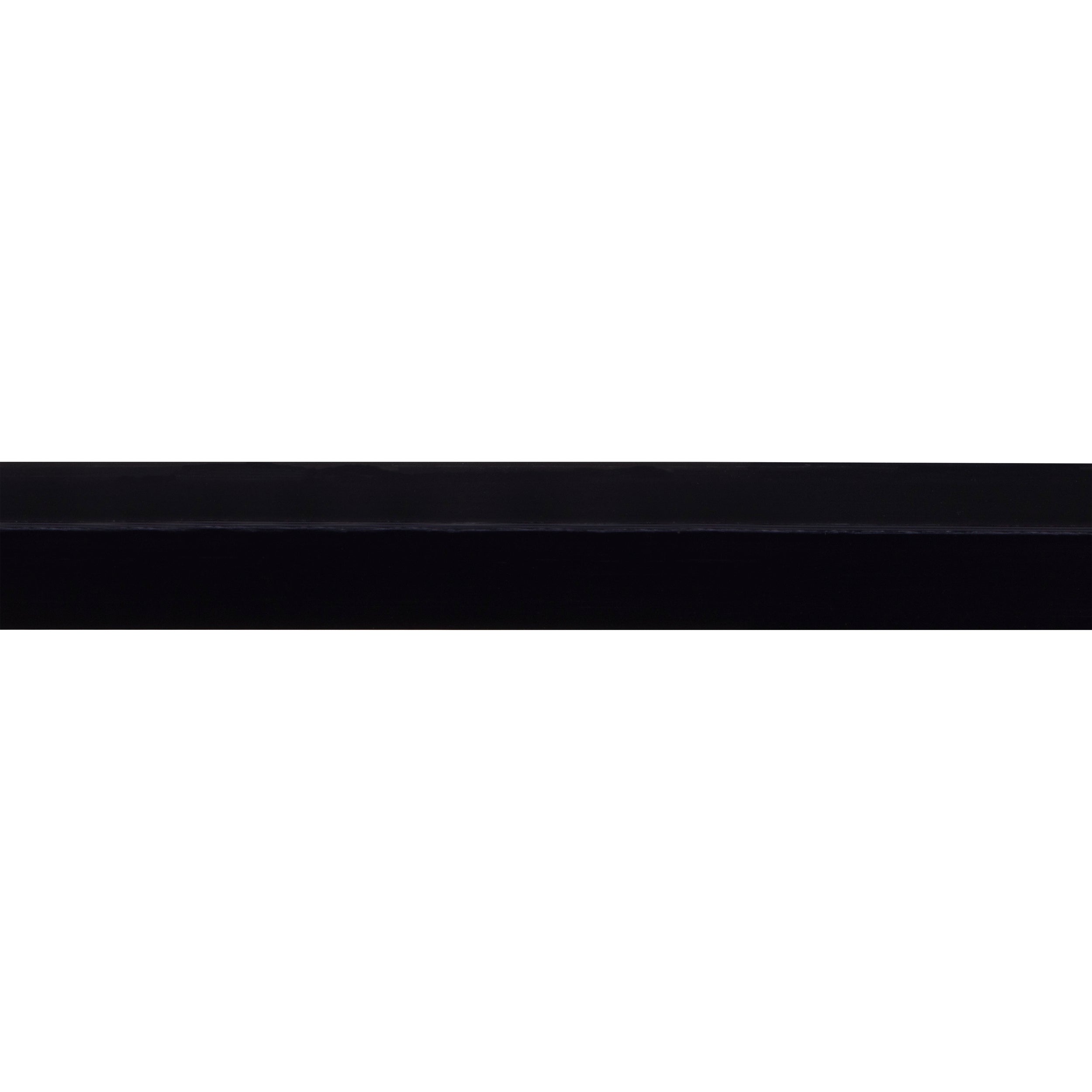 Hoekprofiel kunststof 15x15mm - Zwart - 260cm