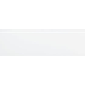 CanDo hoge plint Cubic - Wit - 240cm - 19x80mm