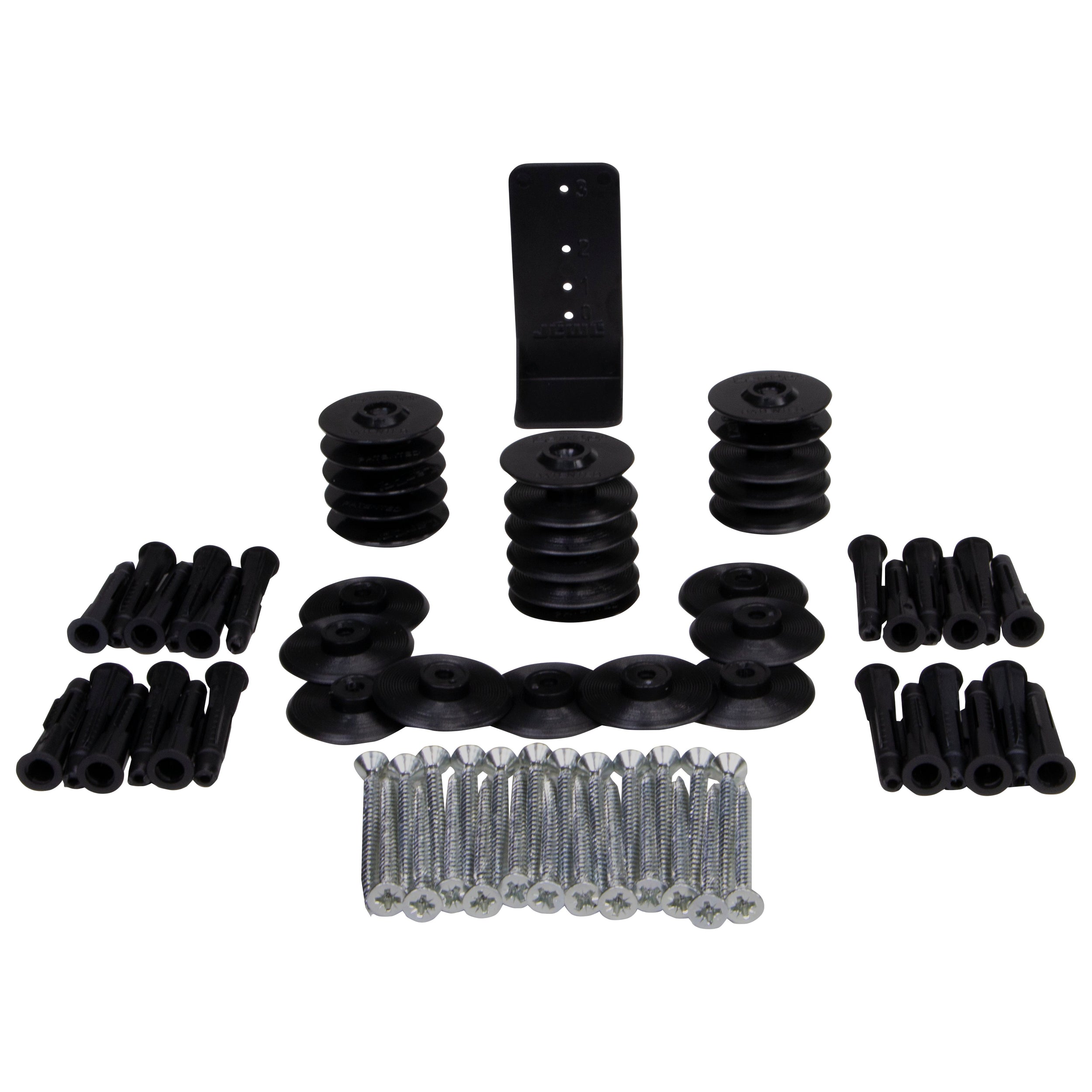 CanDo plintclips zwart 25 stuks