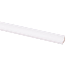 Hollat grenen gegrond wit 16x16mm 270cm