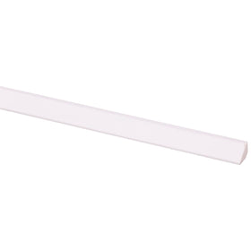 Glaslat grenen gegrond 9x16mm wit 270cm