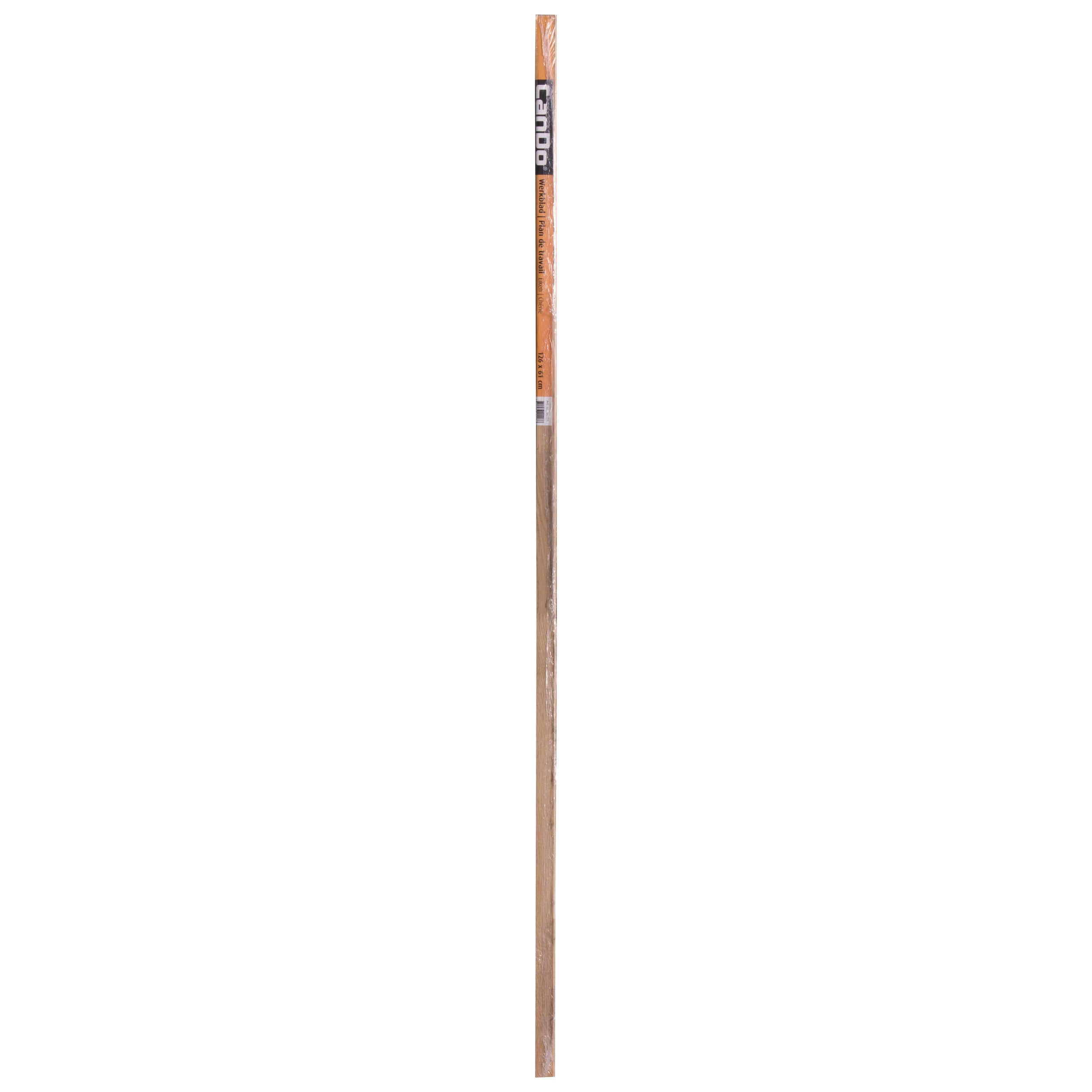 CanDo massief werkblad - Eiken - 26mm - 61x126cm