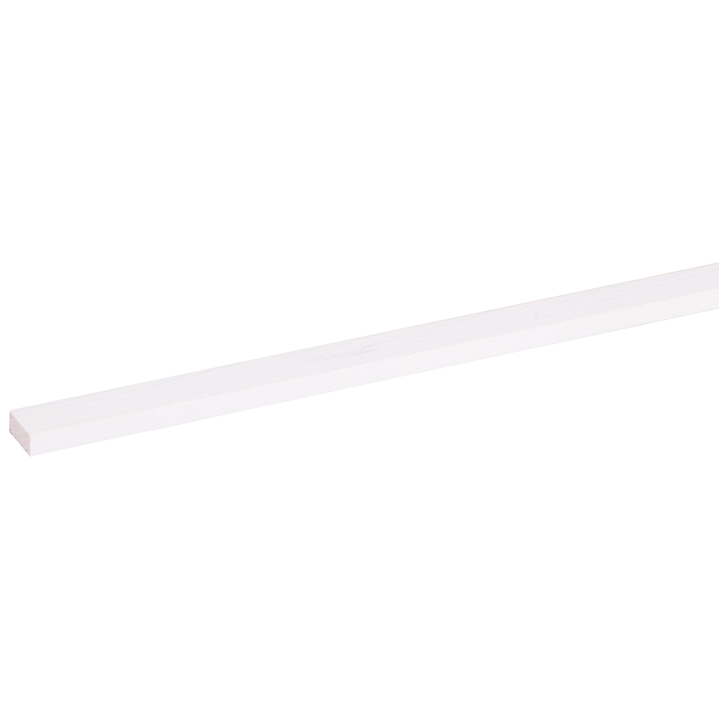 Schaaflat grenen gegrond wit 9x21mm 270cm