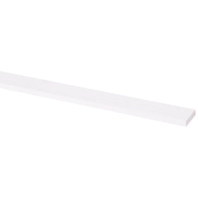Schaaflat grenen gegrond wit 9x35mm 270cm