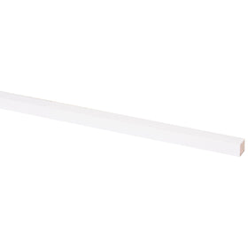 Schaaflat grenen gegrond wit 15x15mm 270cm