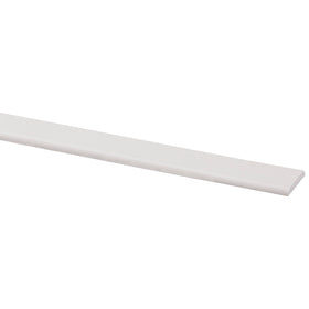 Afdeklijst grenen gegrond wit 4x22mm 270cm