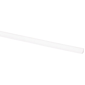 Hollat grenen gegrond wit 13x13mm 270cm