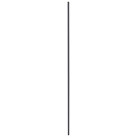 Slijtstrip kunststof antraciet zelfklevend 2,5x40mm 260cm