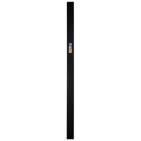 CanDo hoge plint Blok - Zwart - 240cm - 18x120mm