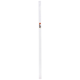 Baseline - hoge muurplint - Budget Cubic - wit - 240cm - 12x70mm - multipack 4+2