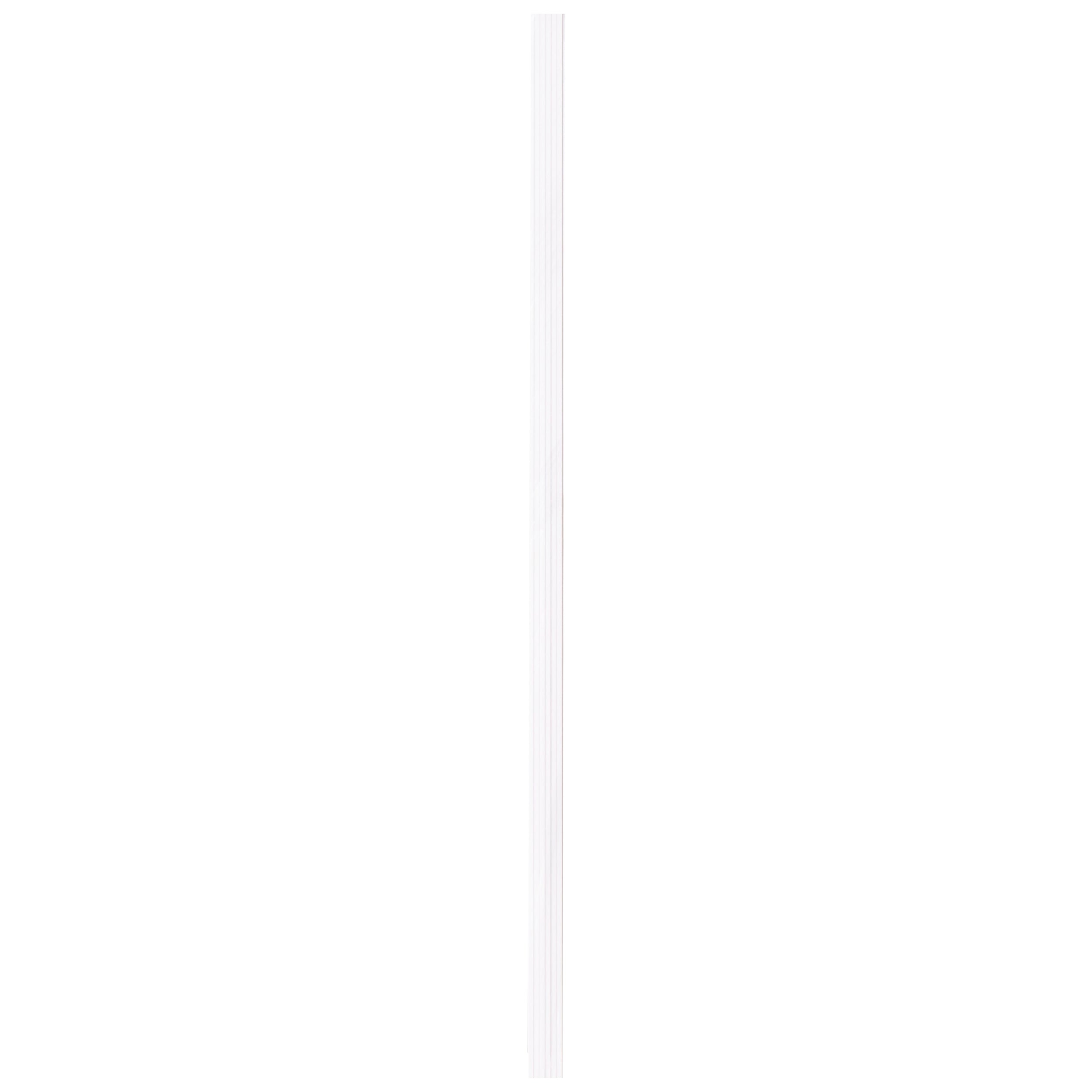 Baseline hoge plint Budget Cubic - Wit - 240cm - 12x100mm - multipack 4+2