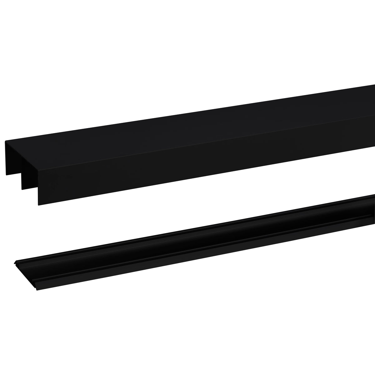 StoreMax schuifdeur rail aluminium zwart mat 240cm R-40