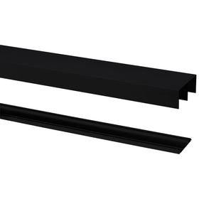 StoreMax schuifdeur rail aluminium zwart mat 240cm R-40