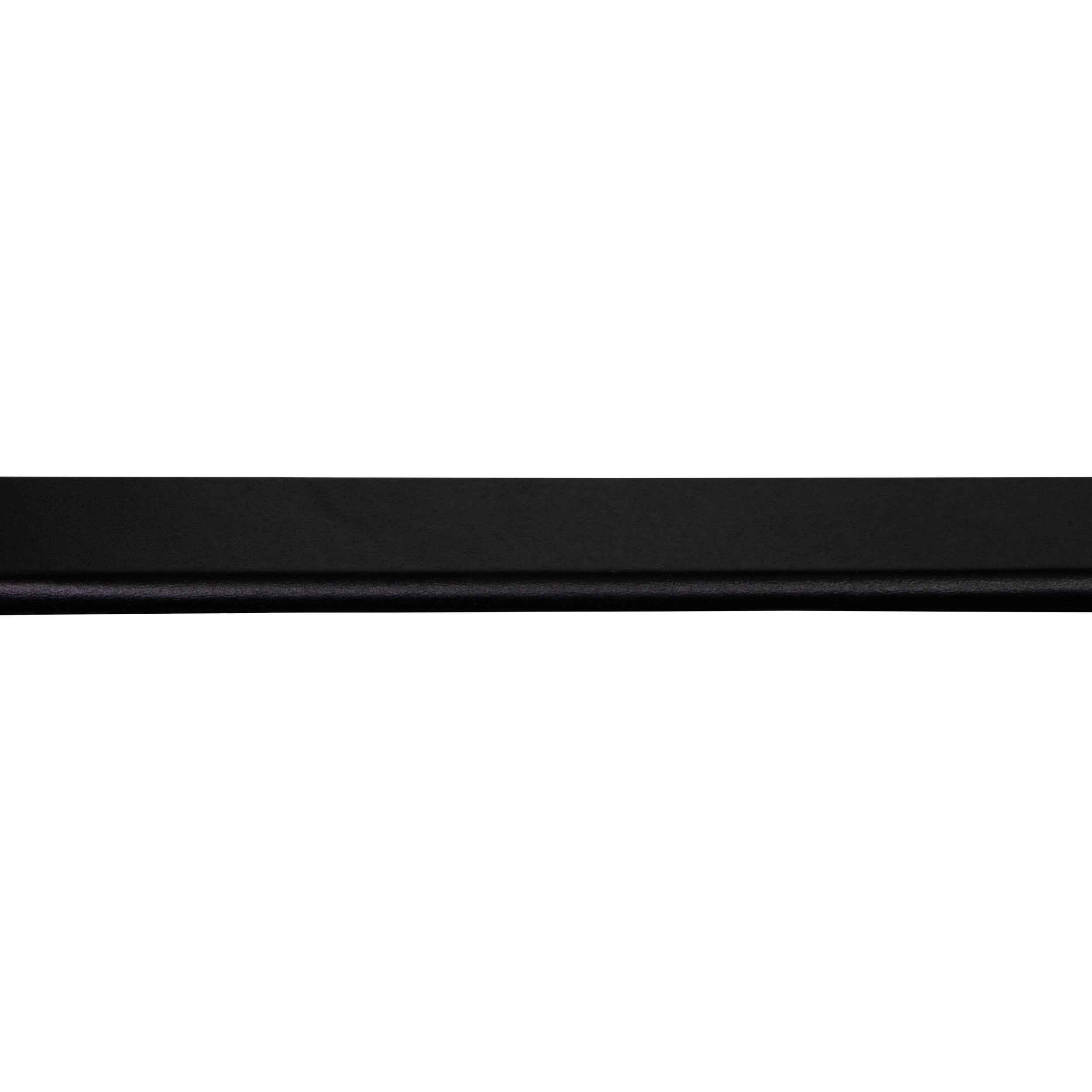 Plakplint - Zwart - Zelfklevend - 240cm - 26x4mm