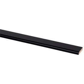 Afdeklijst grenen gelakt - 5x22x2700mm - Zwart