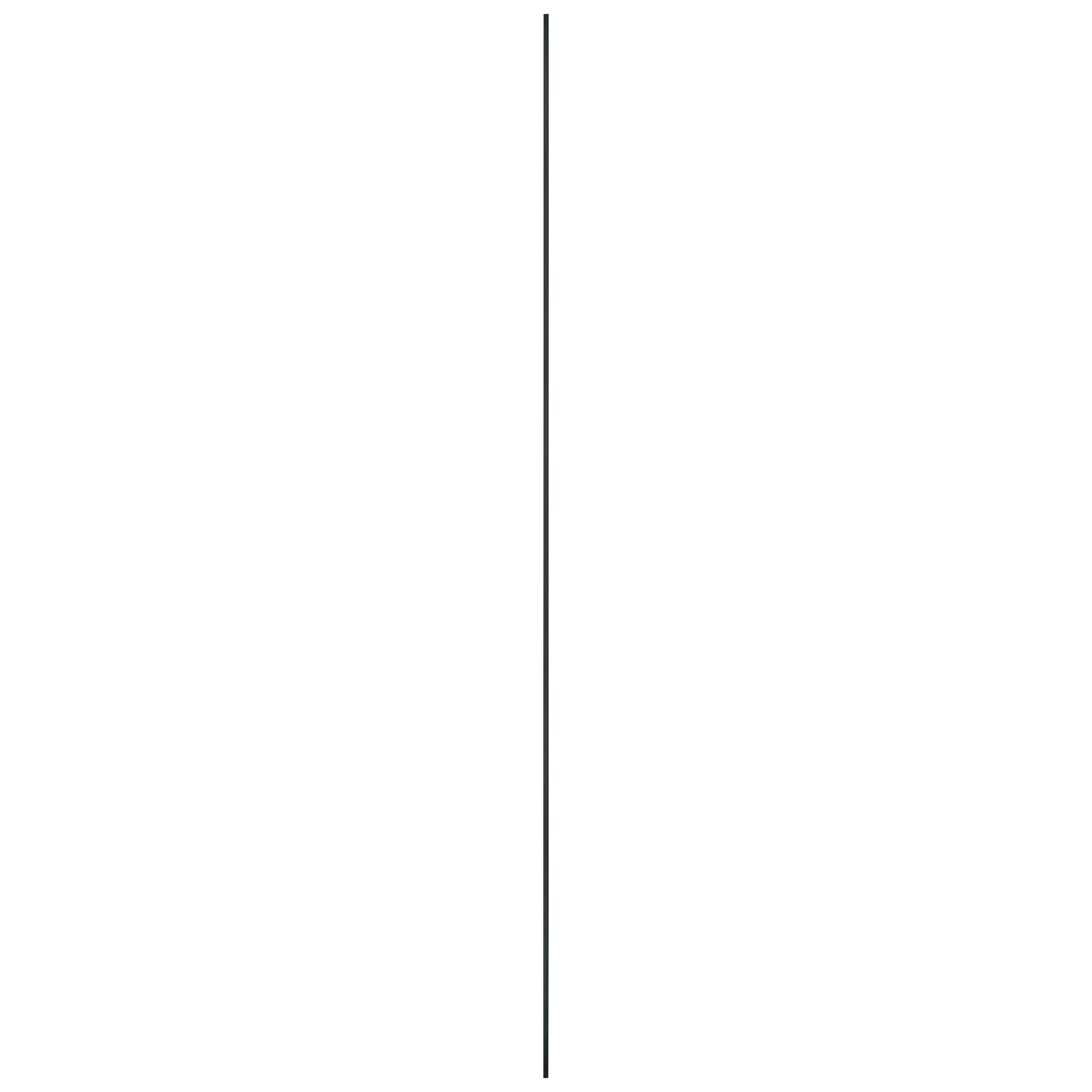 Afdeklijst grenen gelakt - 5x37x2700mm - Zwart