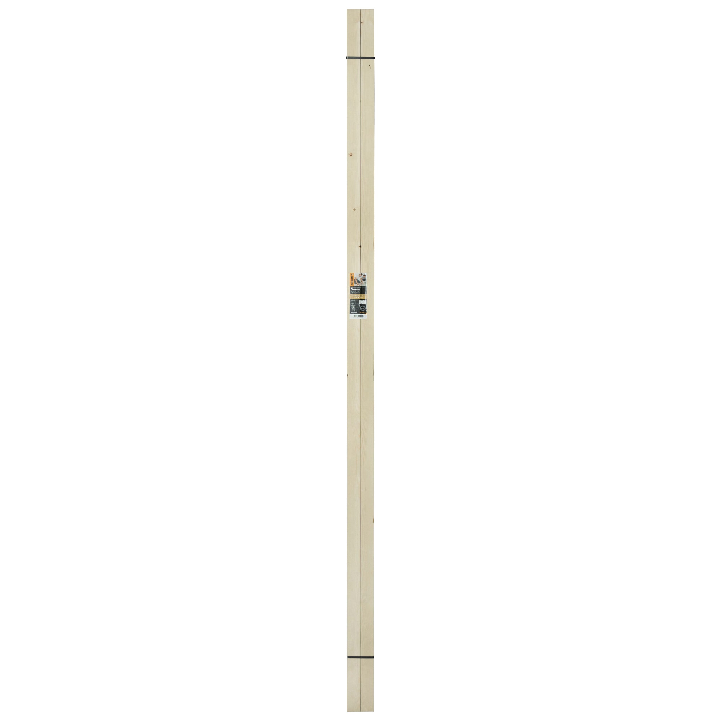 CanDo schaaflat voordeelpak vuren 18x44mm 270cm 10 stuks