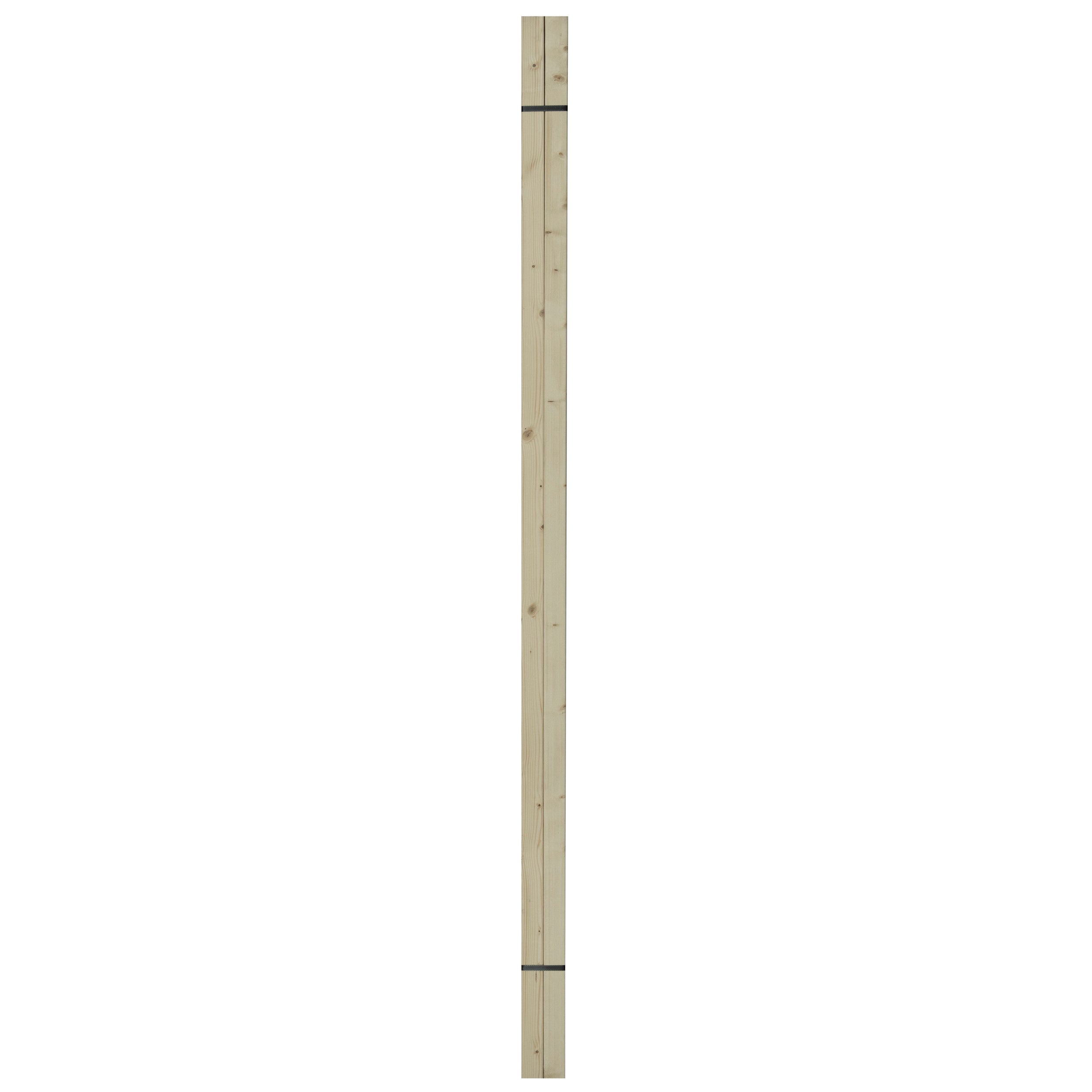 CanDo schaaflat voordeelpak vuren 44x44mm 210cm 4 stuks