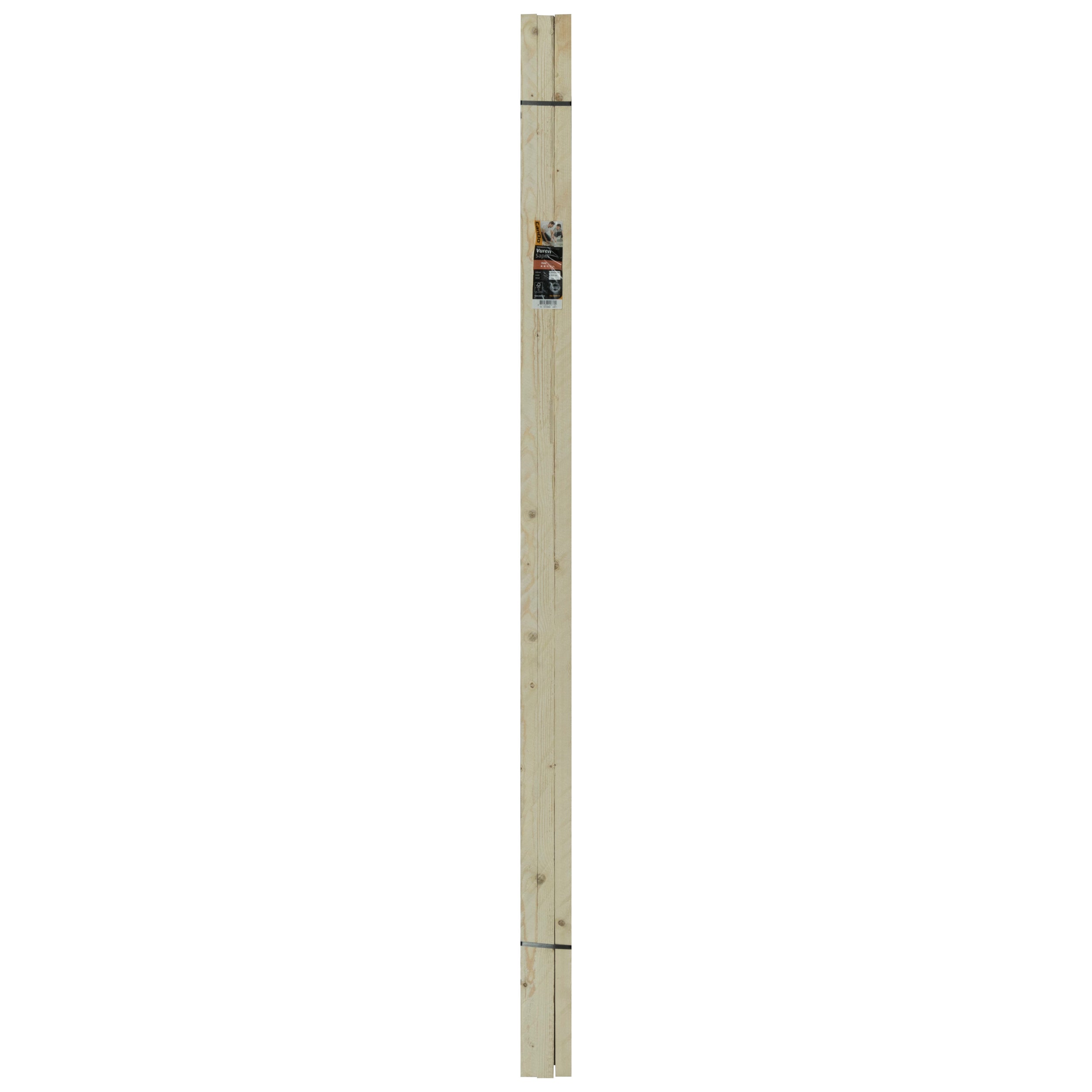 CanDo ruwe lat voordeelpak vurenhout 22x31mm 210cm 12 stuks