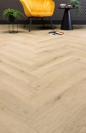 CanDo PVC-vloer Create visgraat Klassiek eiken 5mm 1,875m²
