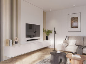 CanDo lattenwand Decowall Acoustic - Licht Eiken - 260x30cm - 2 stuks