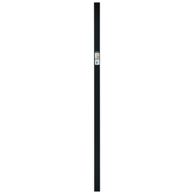 Hoge plint - Flexiplint - Zwart - 240cm - 20x65mm