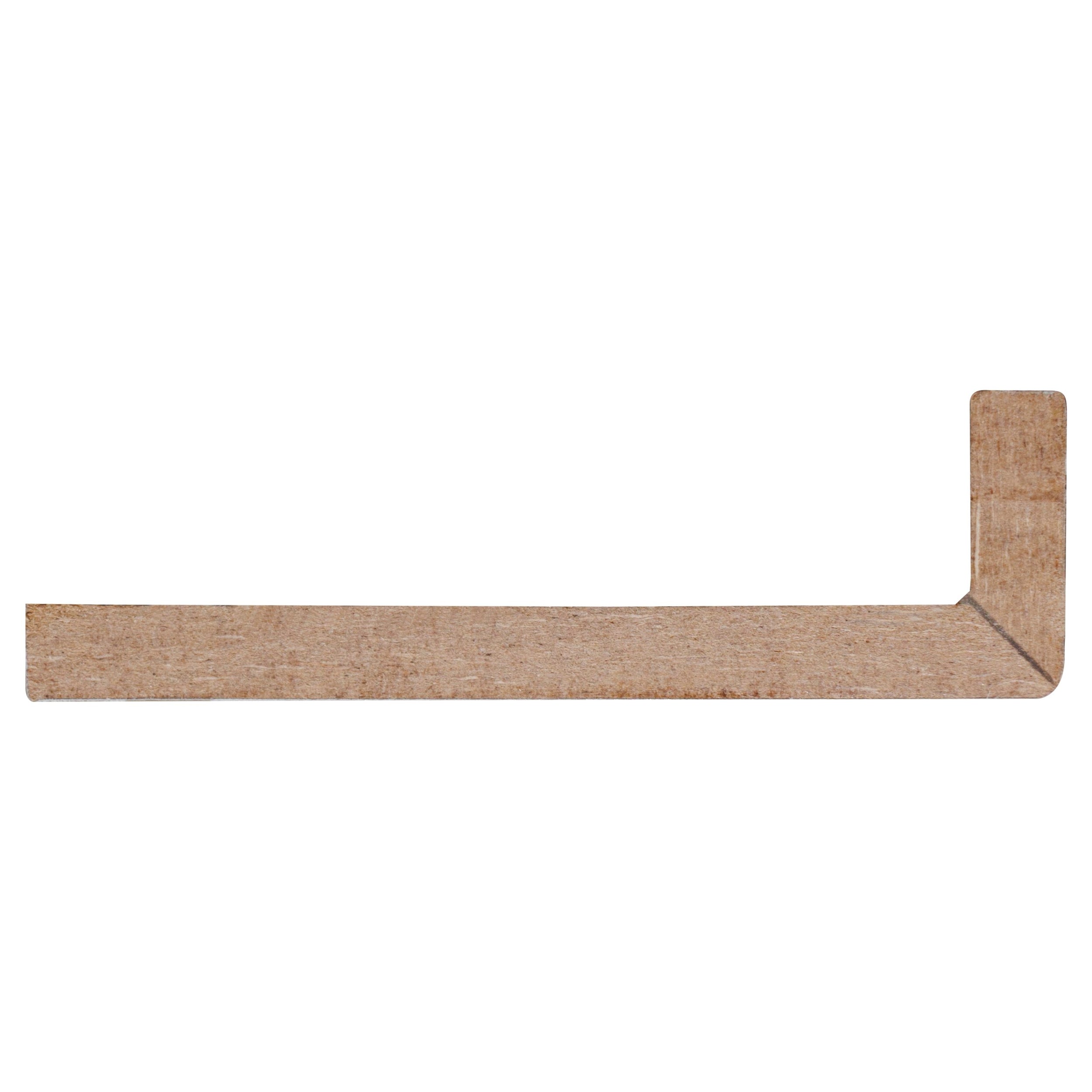 Hoge plint - Flexiplint - Zwart - 240cm - 20x65mm