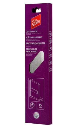 Ellen luxe brievenbusafsluiter Inox. RVS